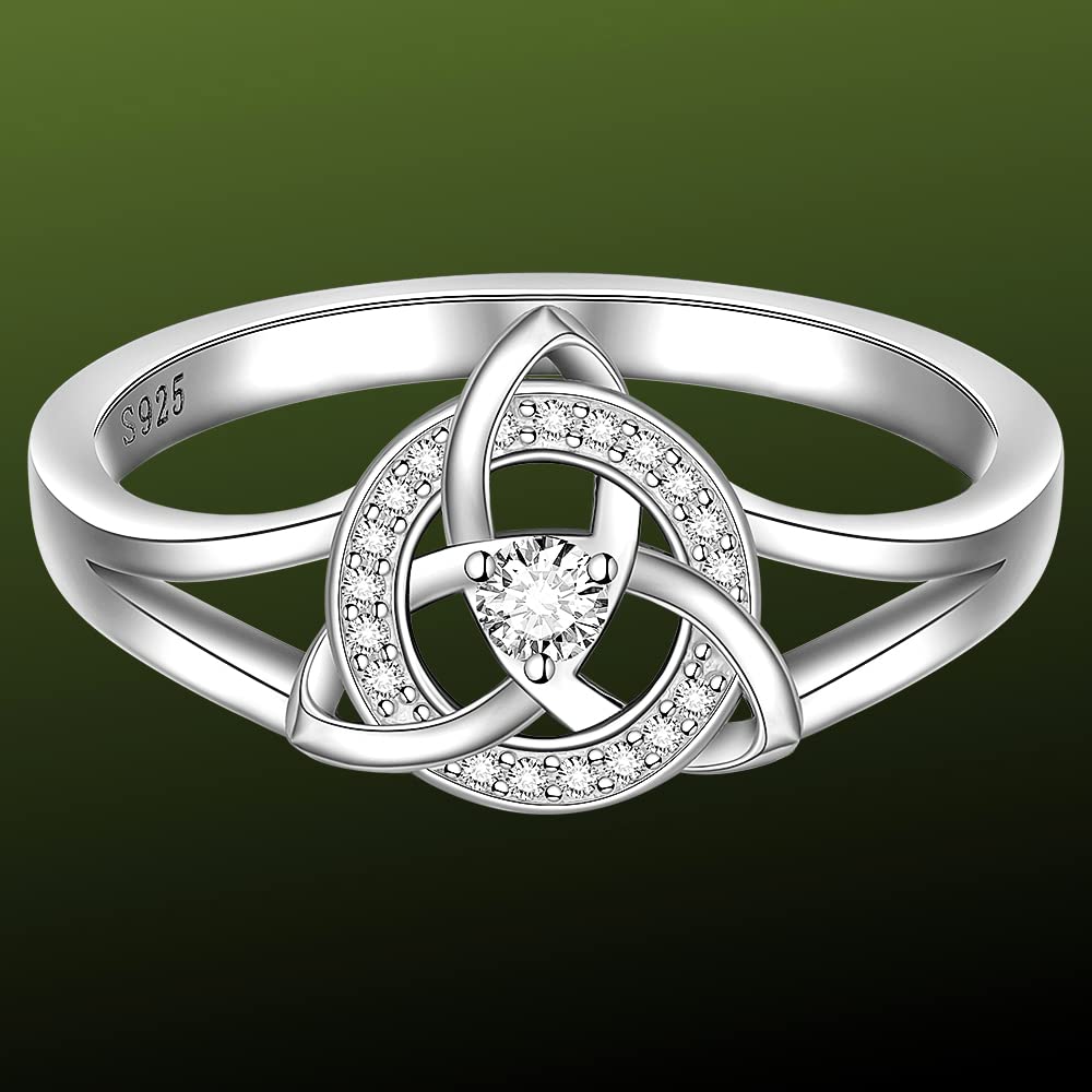 Celtic Knot Ring Silver