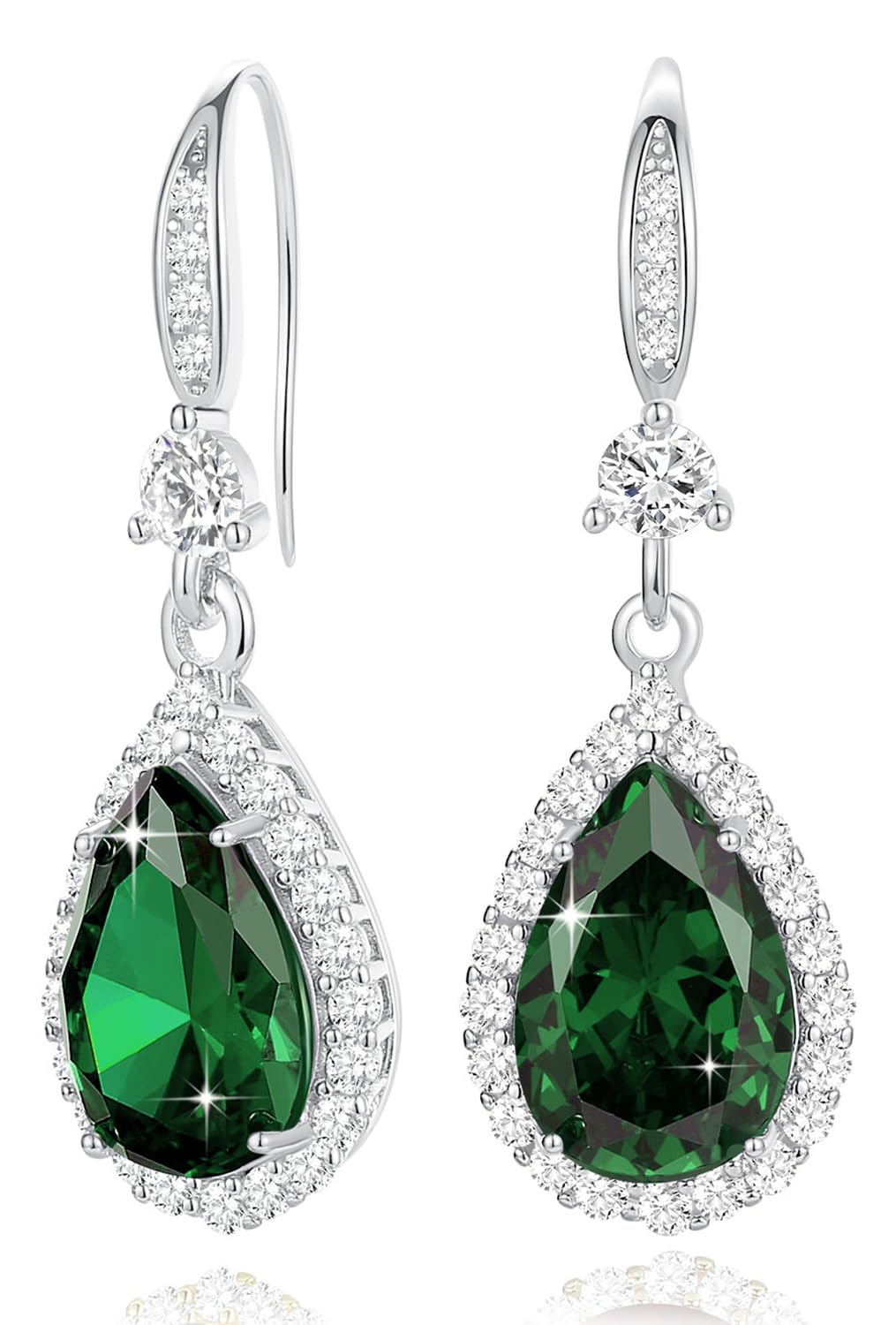 Diamond Dangle Earrings