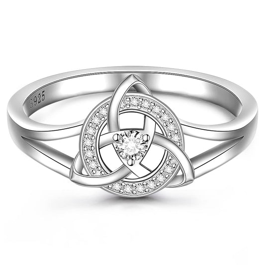 Celtic Knot Ring Silver