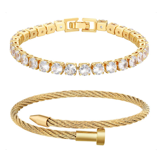 Tennis Bracelets Gold