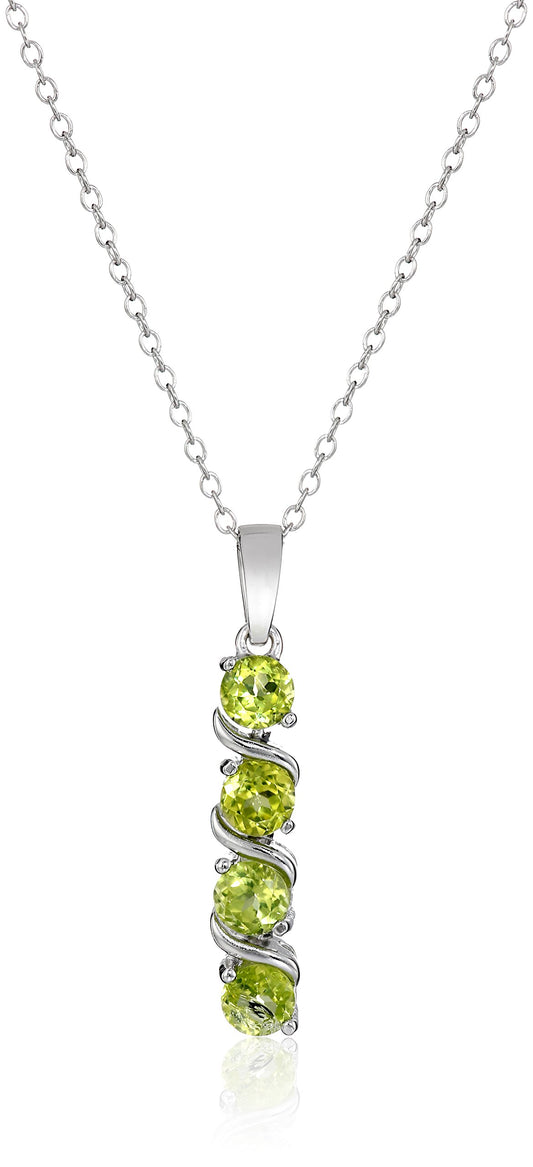 Sterling Silver Genuine Peridot