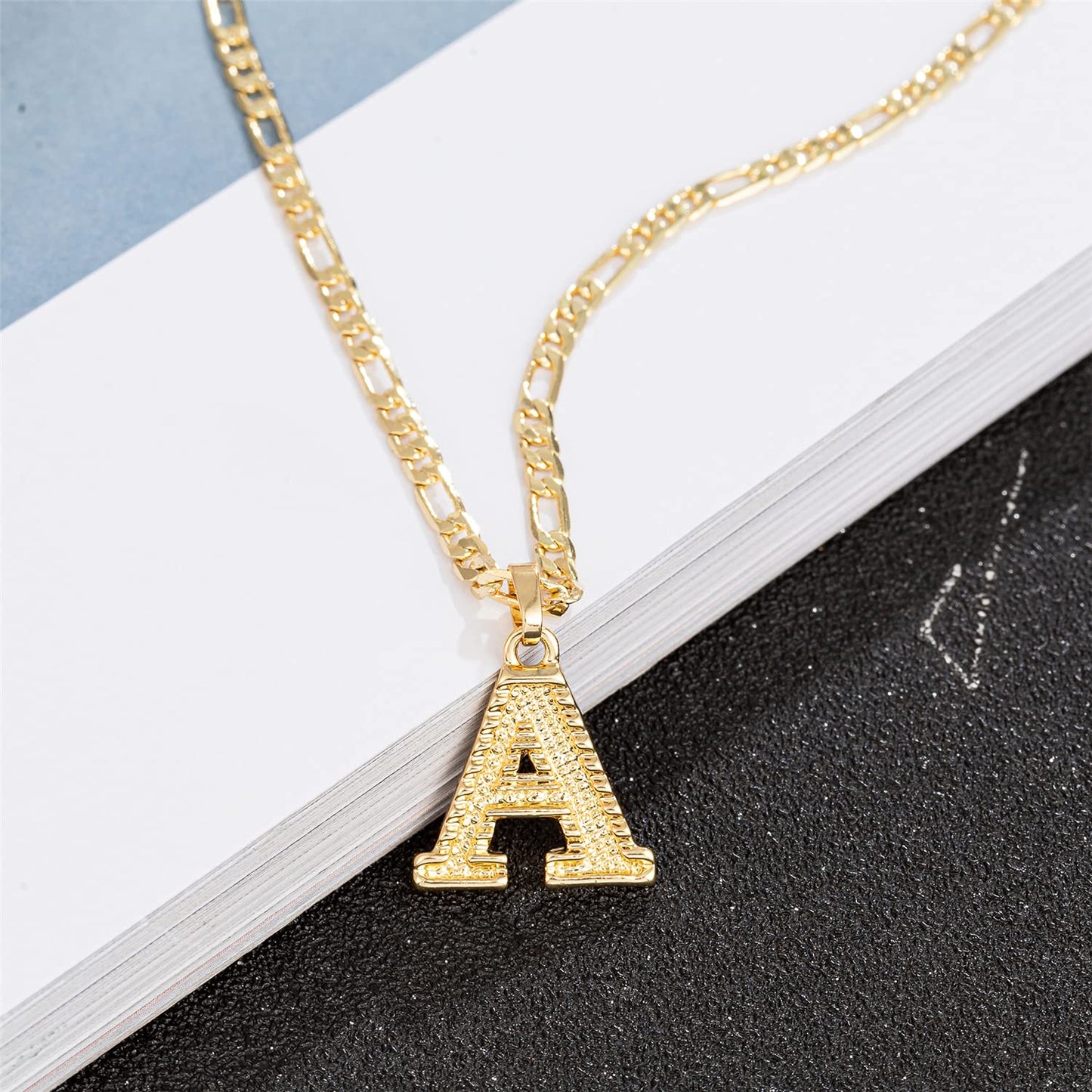 Gold Necklace Letters