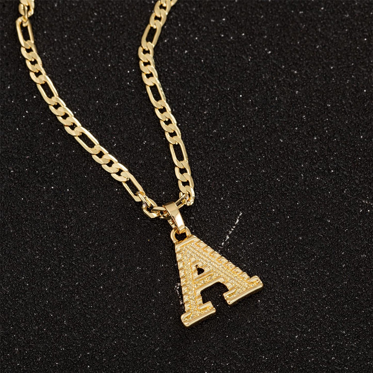 Gold Necklace Letters