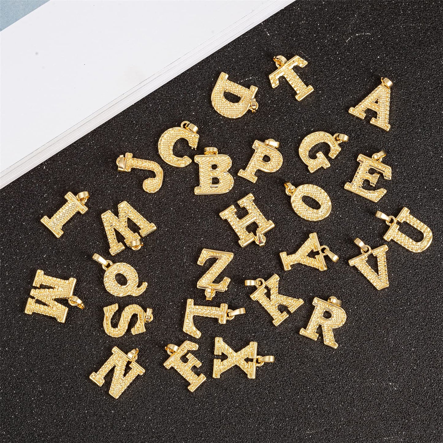 Gold Necklace Letters